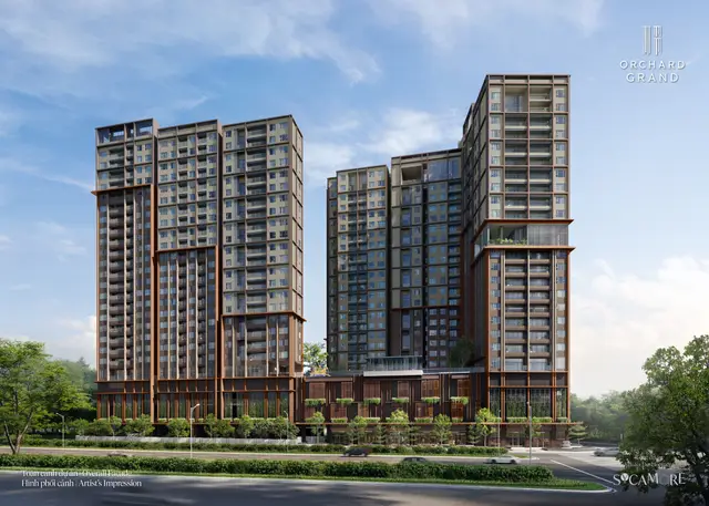 Orchard Grand ban ngày bên Đại lộ Hùng Vương