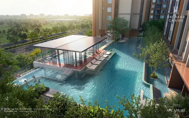 Hệ thủy liệu và hồ bơi tầng 4